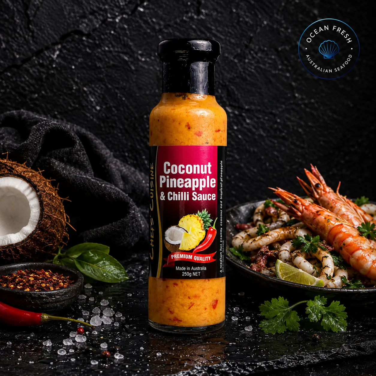 Coconut, Pineapple & Chilli Sauce - Pearl Seafoods