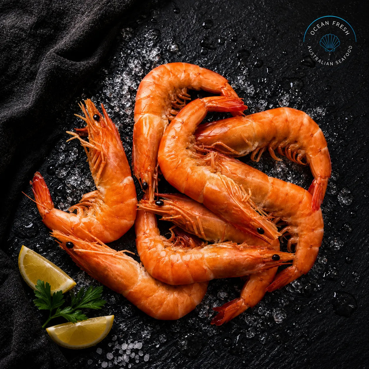 Fresh Cooked Vannamei Prawns - Pearl Seafoods