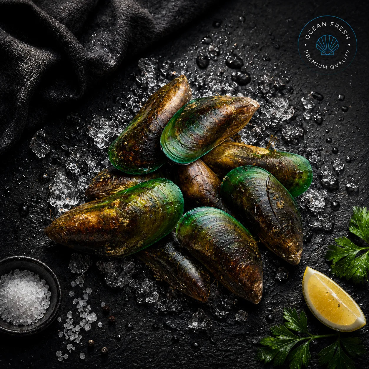 Frozen Greenlip Mussels - Pearl Seafoods