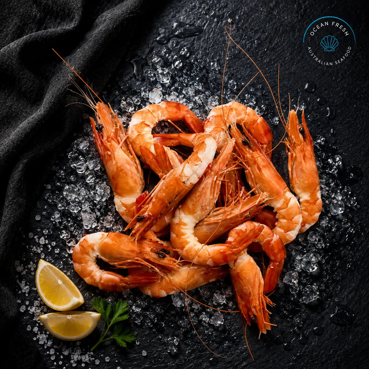 Fresh Tiger Prawns HOTO Cooked & Peeled - Pearl Seafoods