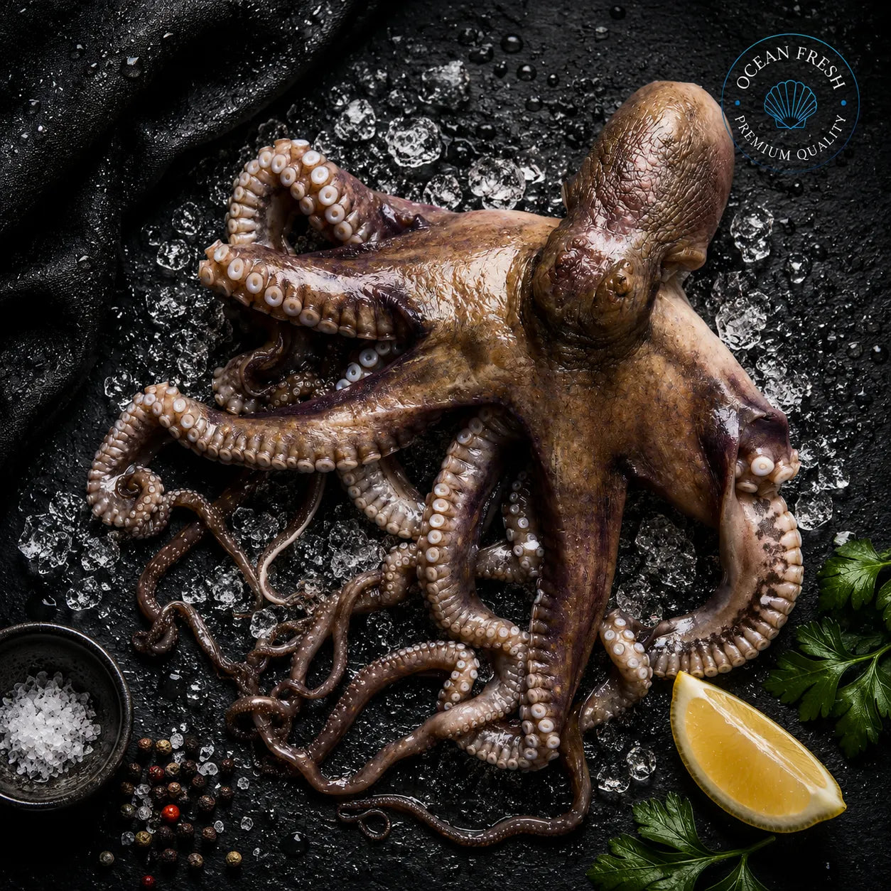 Frozen Whole Cleaned Octopus - Pearl Seafoods