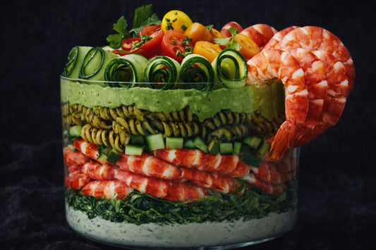 7-layer Prawn Cocktail Salad