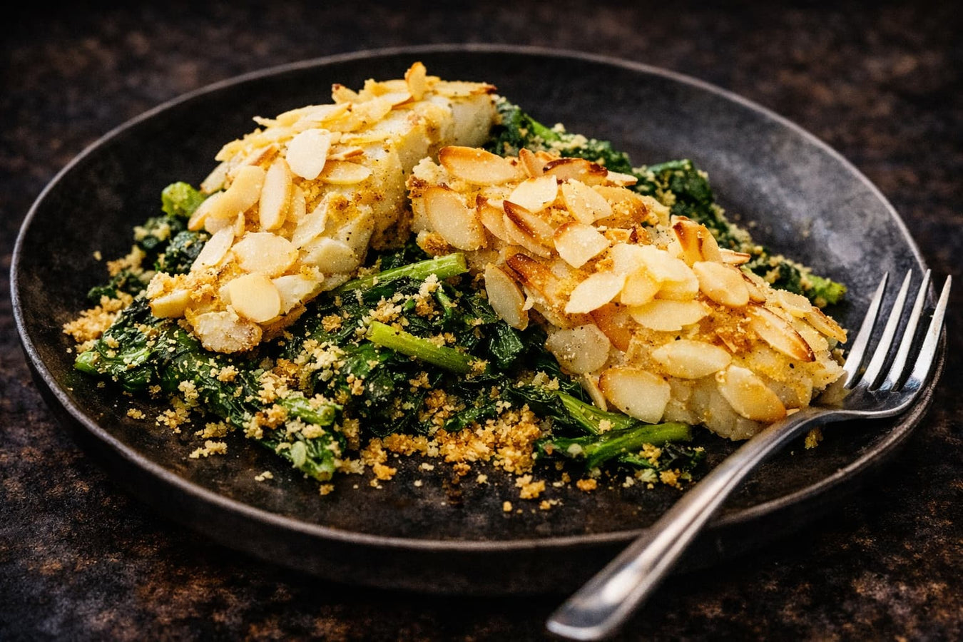 Almond Crusted Barramundi