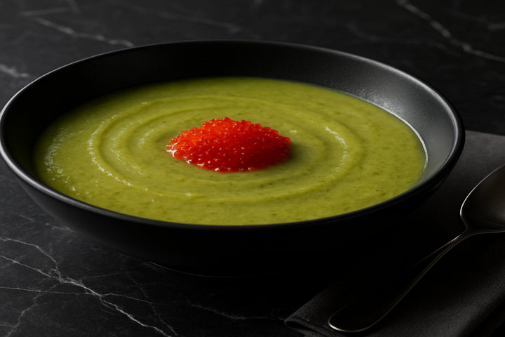 Chilled Asparagus Soup With Caviar