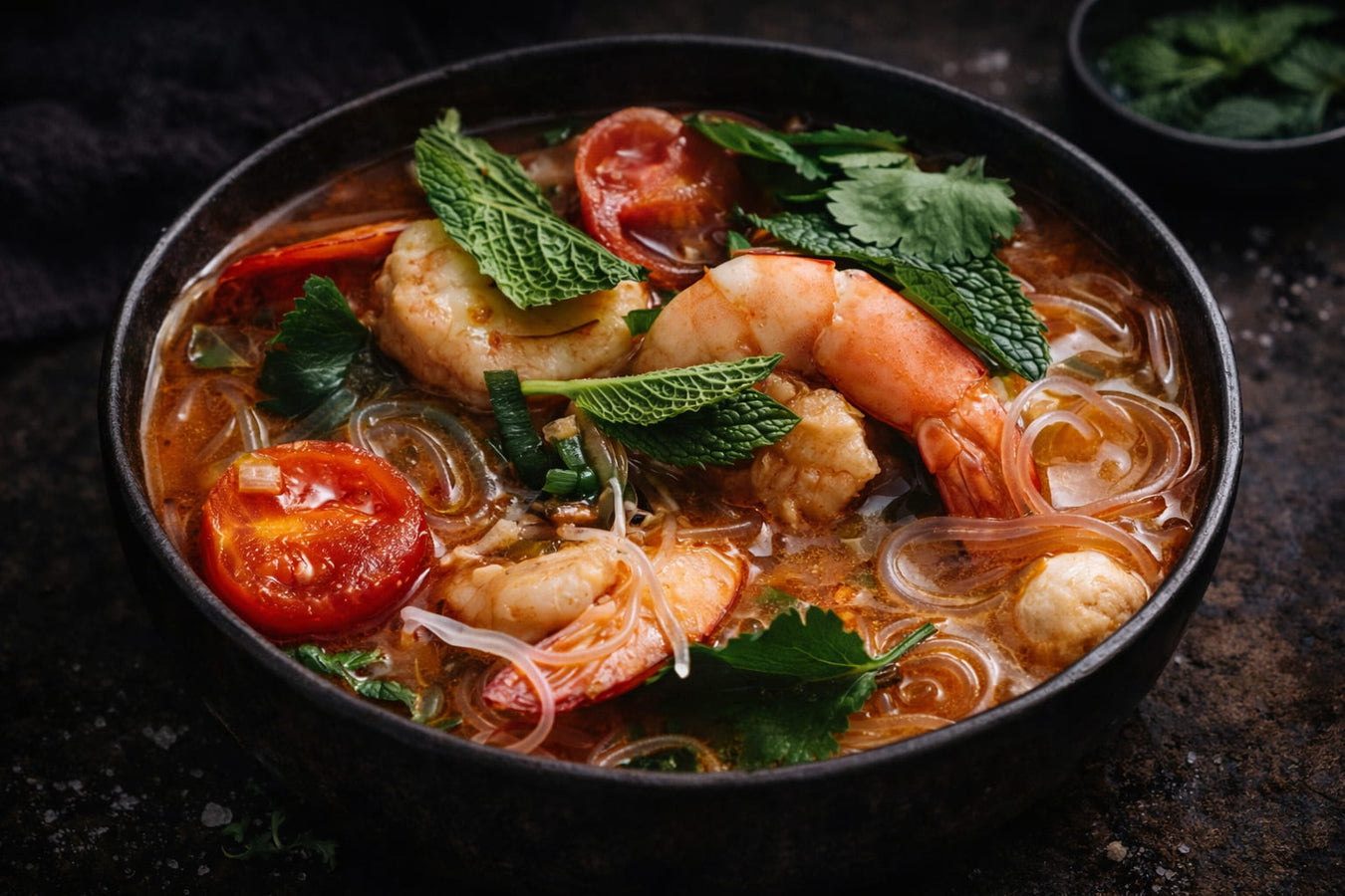 Banana Prawn Tom Yum