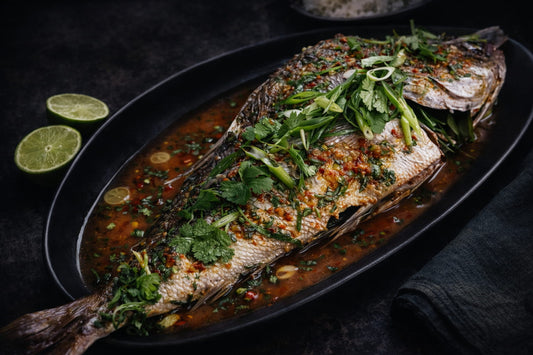 Barbecued Whole Snapper With Lime And Chilli