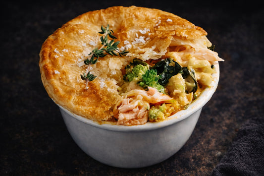 Creamy Salmon Pot Pies