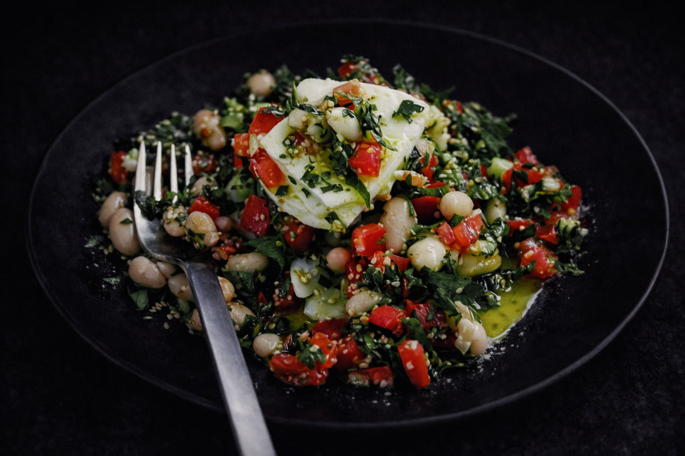Cuttlefish With White-Bean Tabbouleh