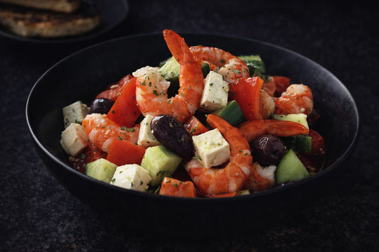 Greek Style Prawn Salad