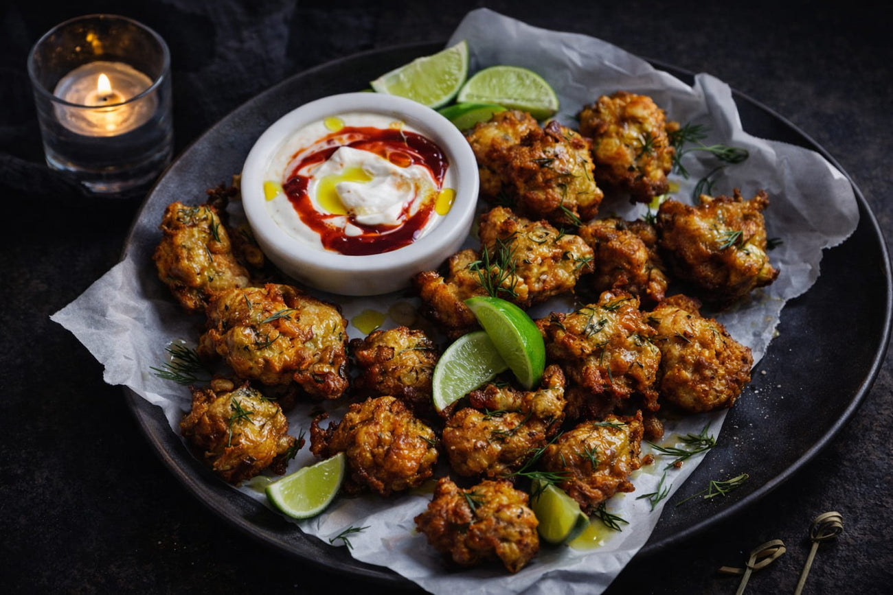 Hot Smoked Salmon And Potato Fritters
