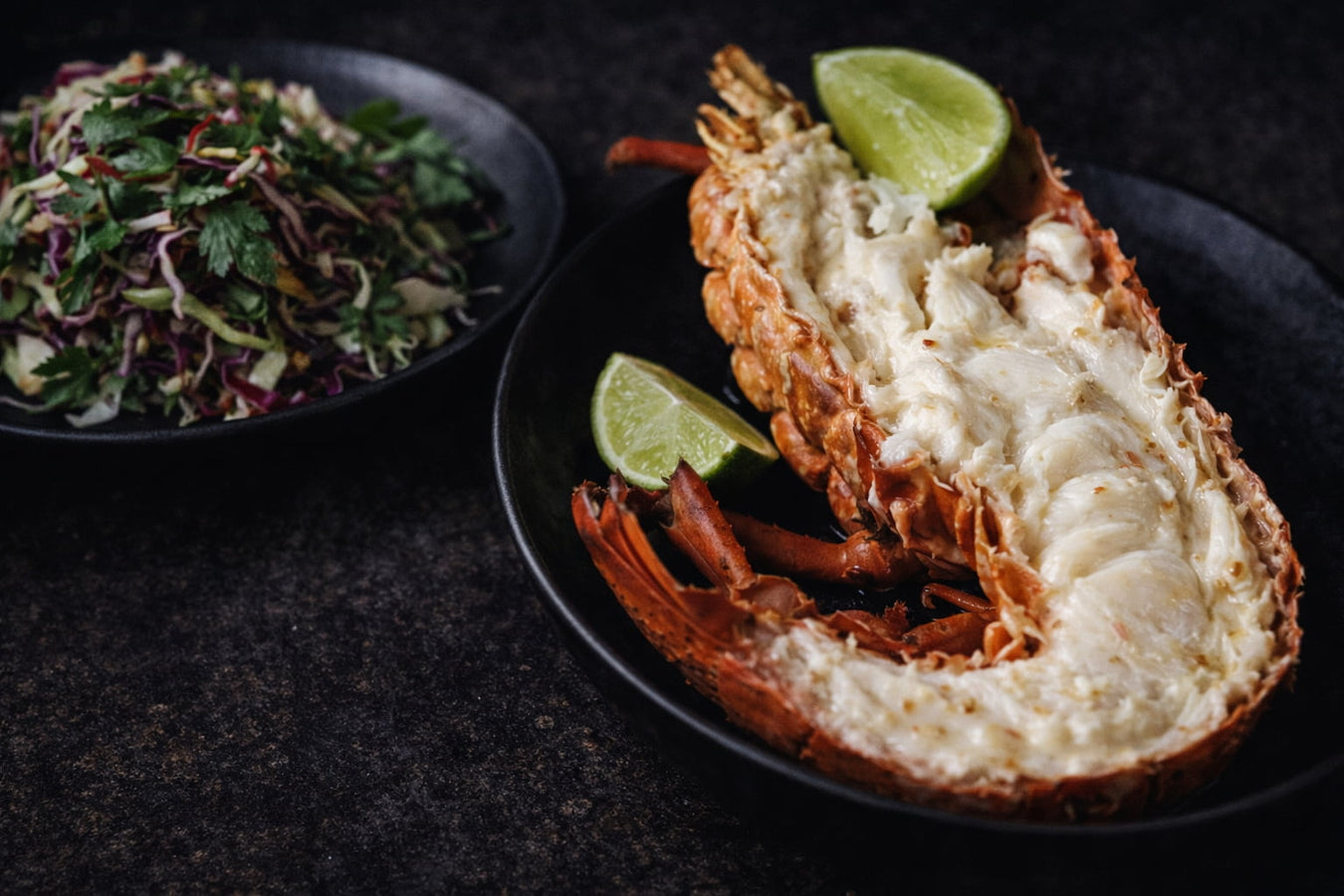 Lobster With Asian Slaw