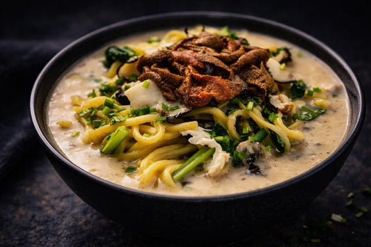 Luxe Lo Mein With Abalone And Sea Urchin Roe