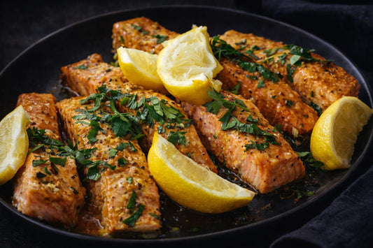 Oven Roasted Moroccan Salmon