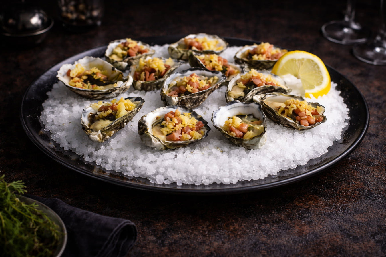 Oysters Rockefeller