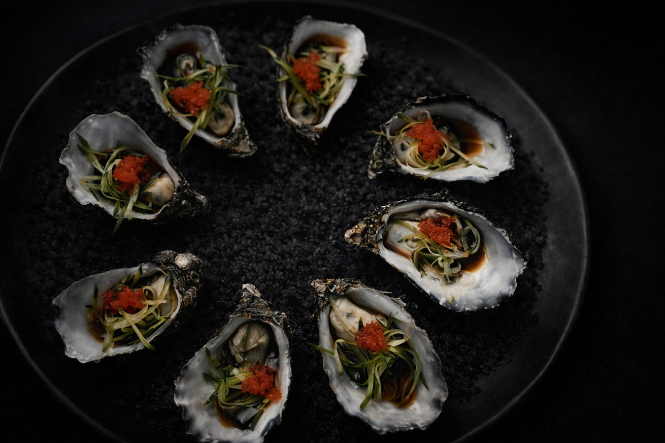 Oysters With Japanese Dressing