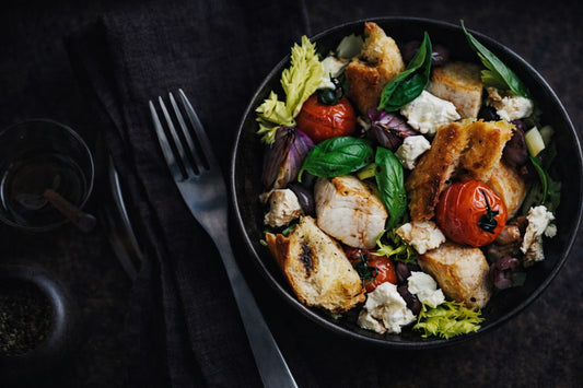 Panzanella With Kingfish And Goat's Cheese