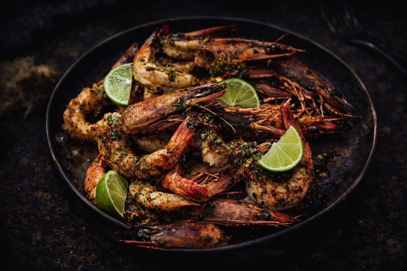 Paradise Prawns In Chilli Lime Sauce