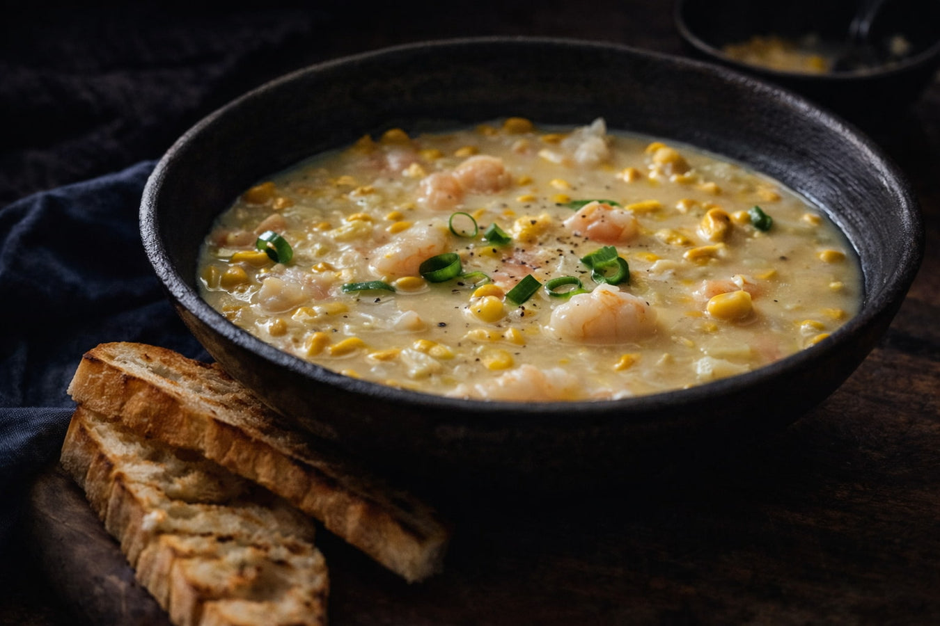Prawn And Corn Chowder