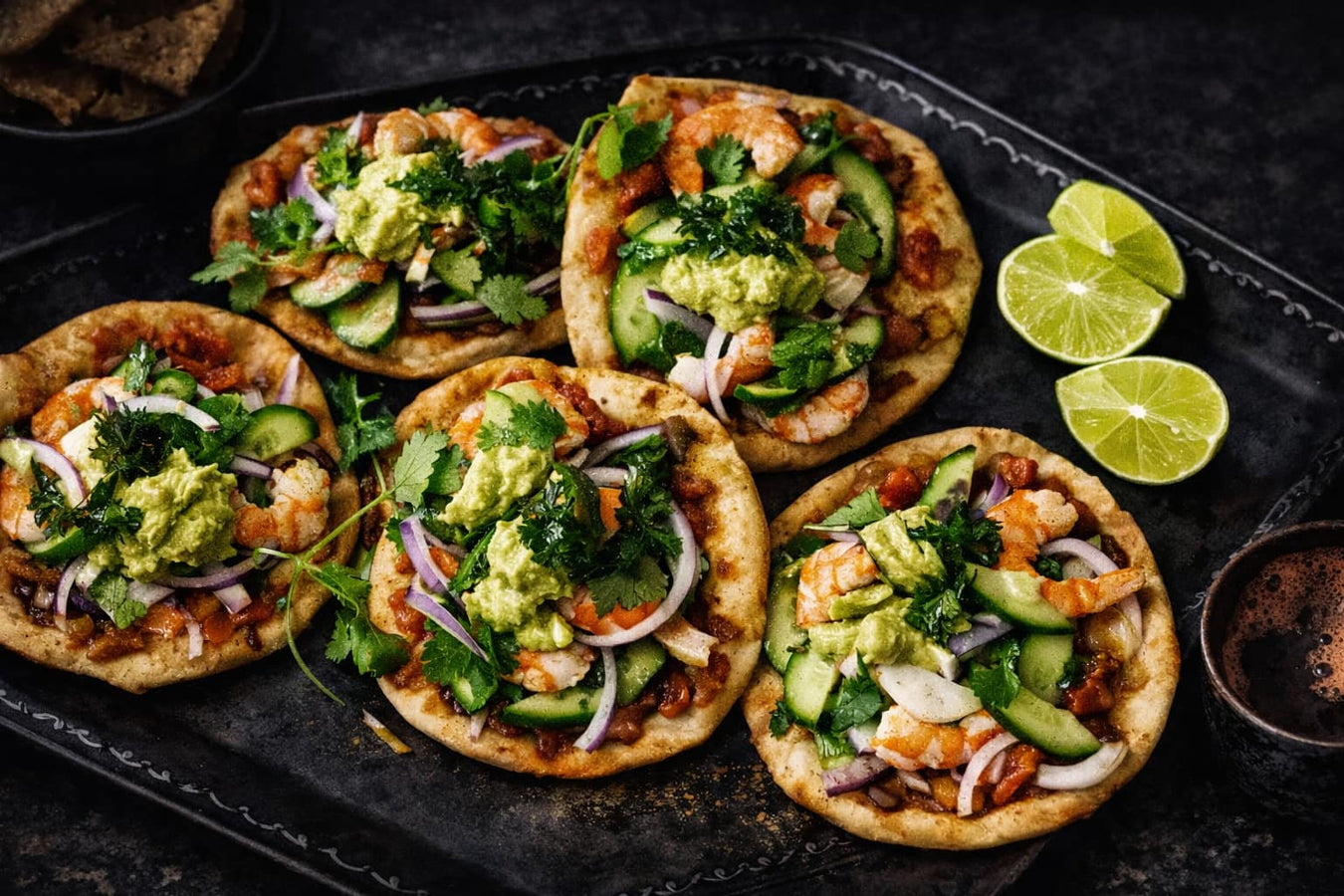 Prawn Tostadas