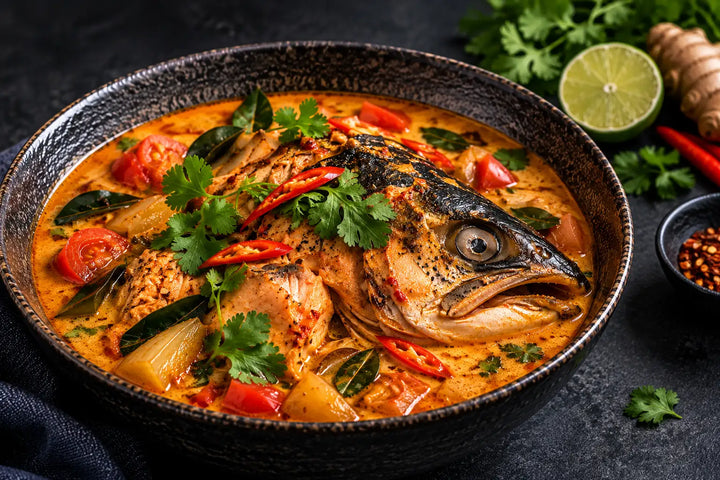 Salmon Head Curry with Coconut & Tamarind
