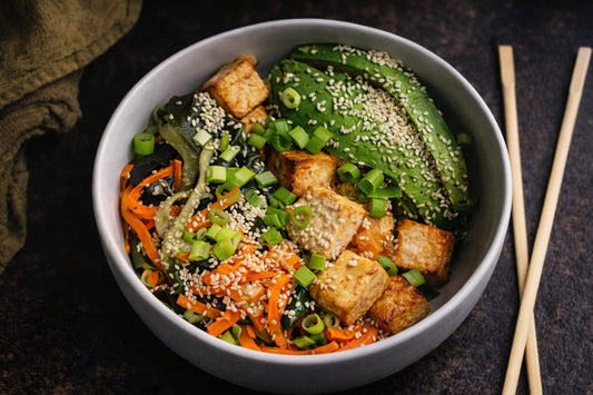 Seaweed Salad With Vegetables And Tofu
