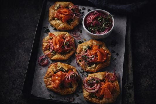 Smoked Ocean Trout And Cream Cheese Pastries