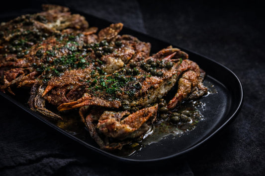 Sautéed Soft-Shell Crabs With Lemon-Butter Pan Sauce