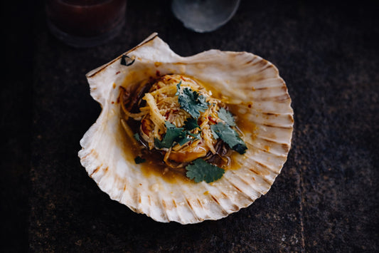 Steamed Scallops With Ginger