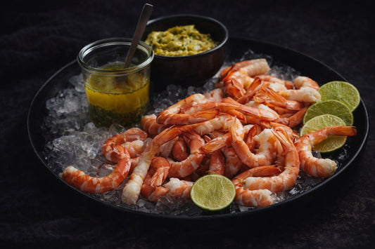 Tiger Prawns Shallot Vinaigrette And Homemade Tartar Sauce