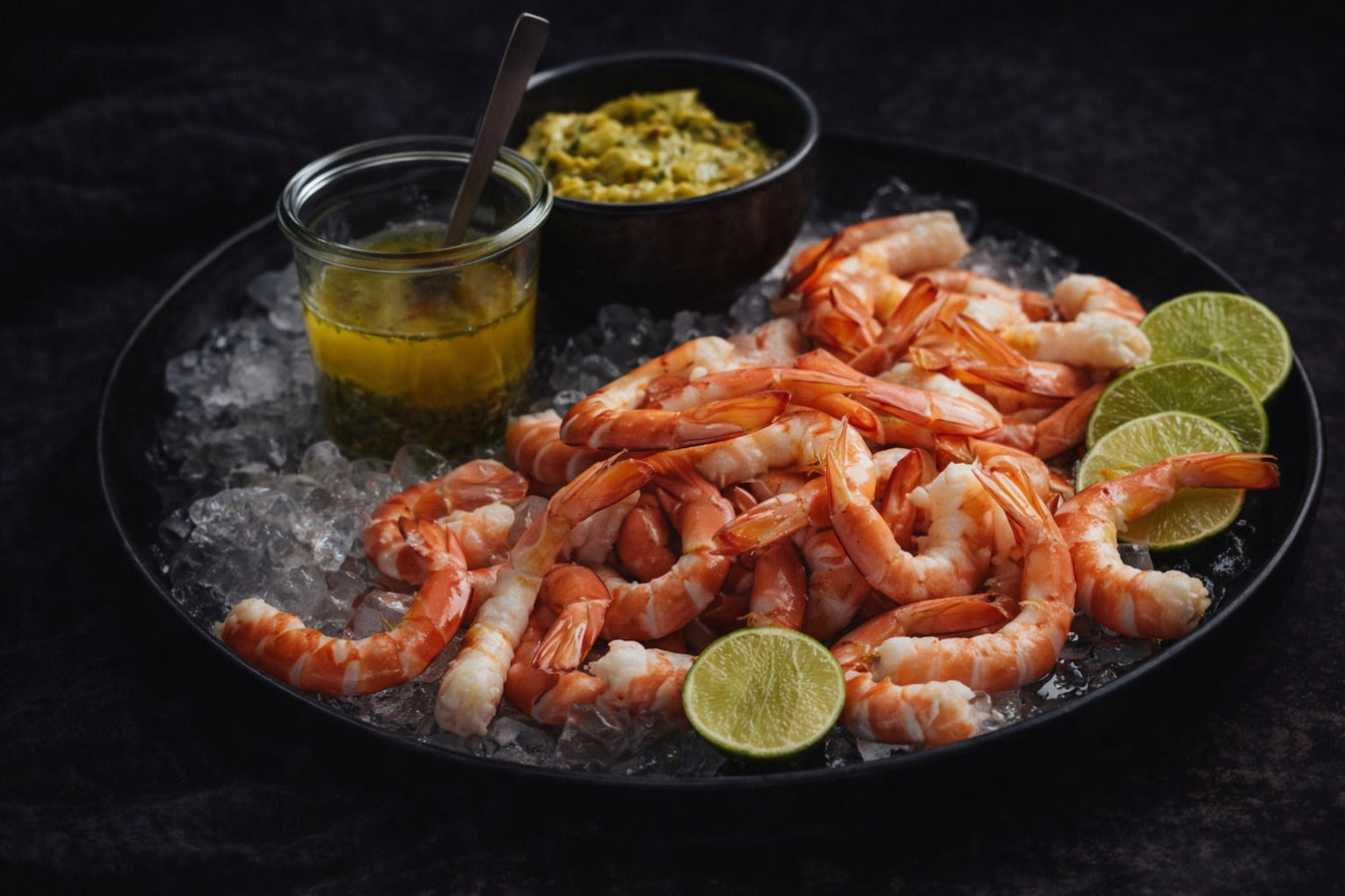 Tiger Prawns Shallot Vinaigrette And Homemade Tartar Sauce