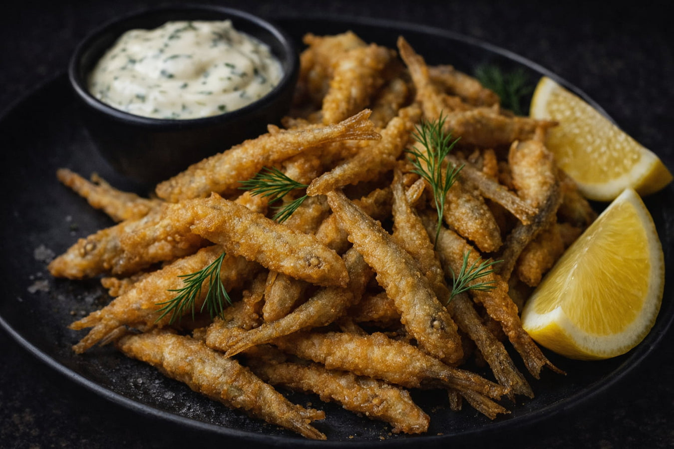 Whitebait And Dill Mayo