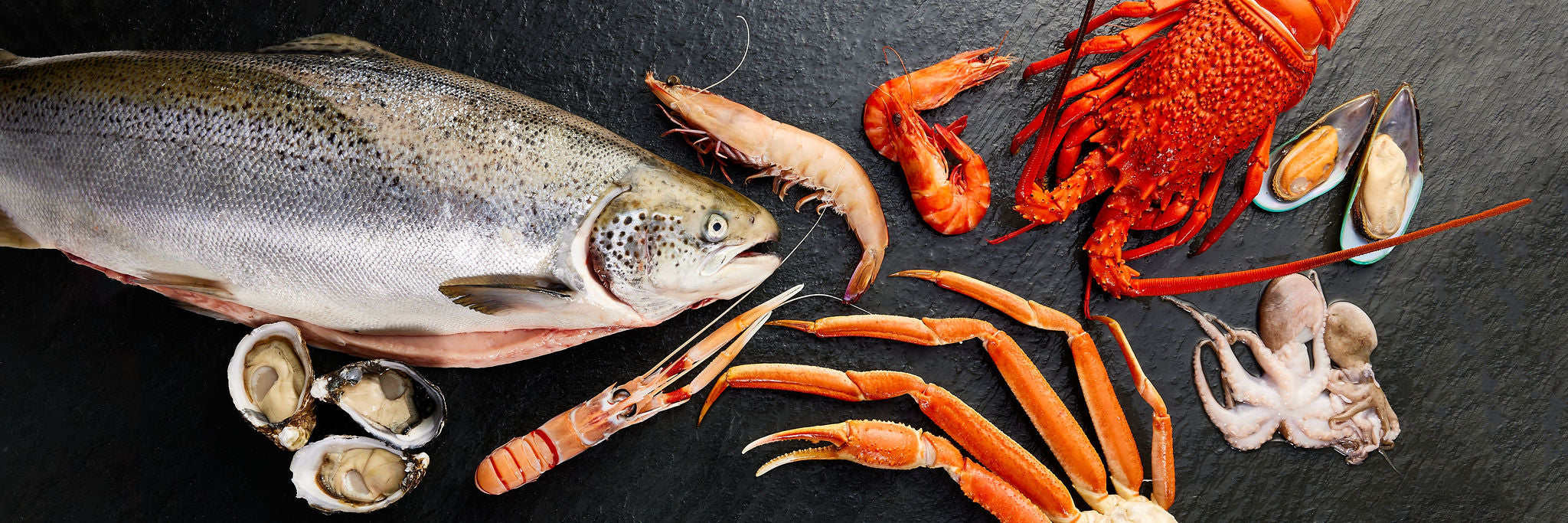 Pearl Seafoods banner showcasing premium seafood delivery in Sydney