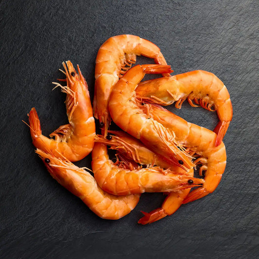 Fresh Cooked Vannamei Prawns