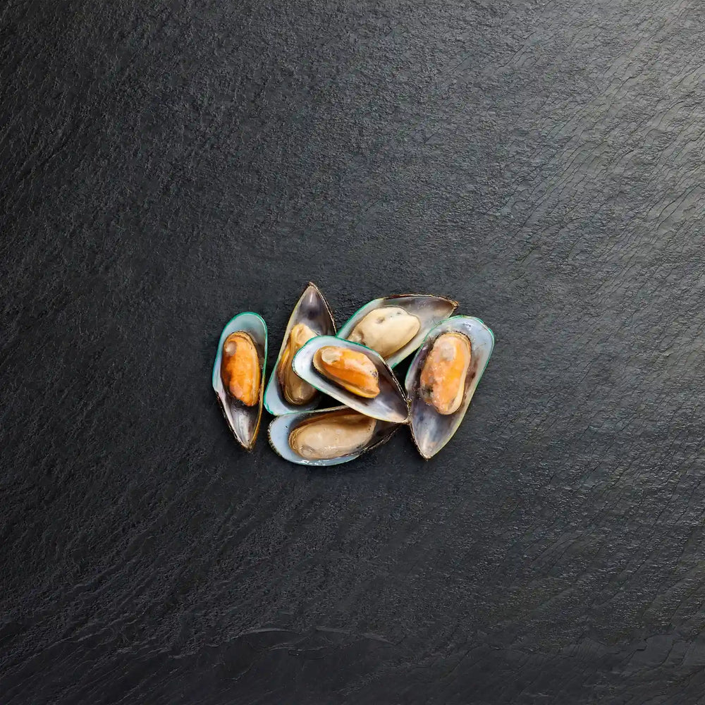 Frozen Half Shell Greenlip Mussels - Pearl Seafoods