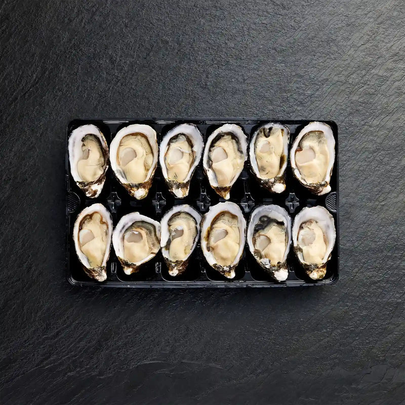 Fresh Pacific Oysters On The Half Shell - Pearl Seafoods