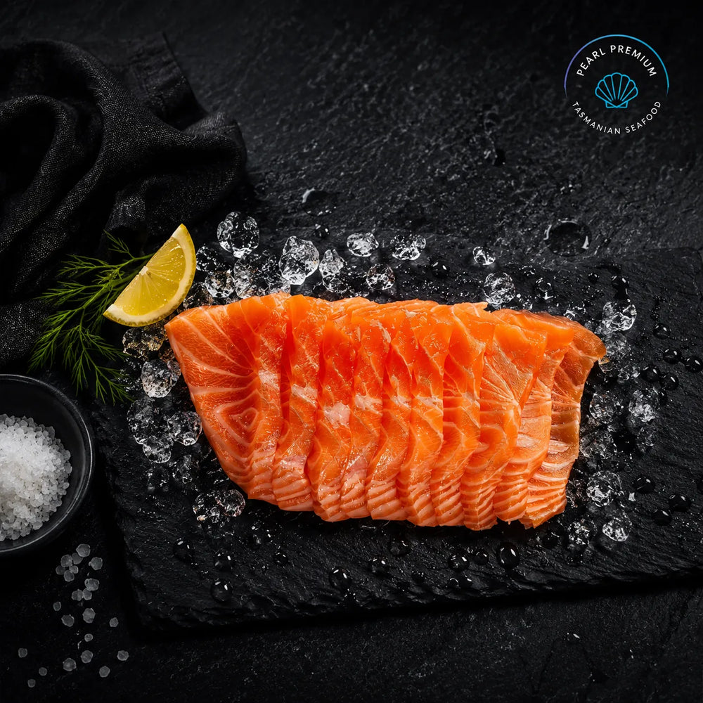 Fresh Salmon Sashimi Trays - Pearl Seafoods