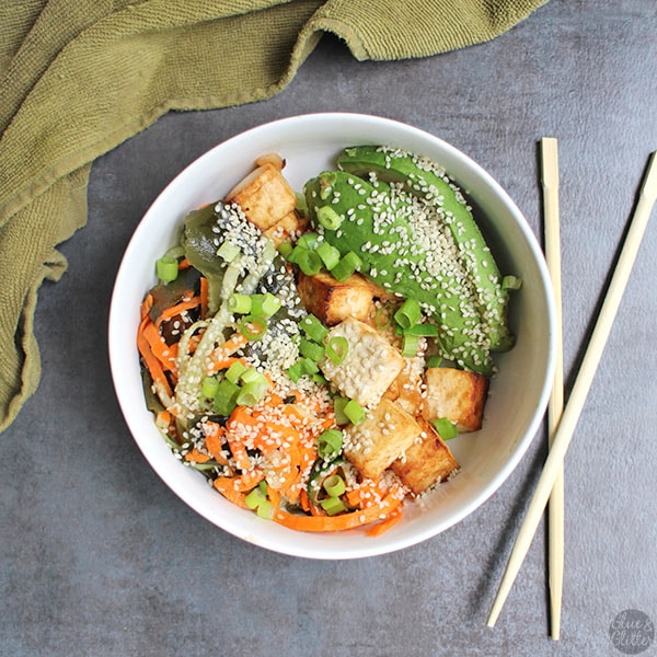 海藻蔬菜豆腐沙拉